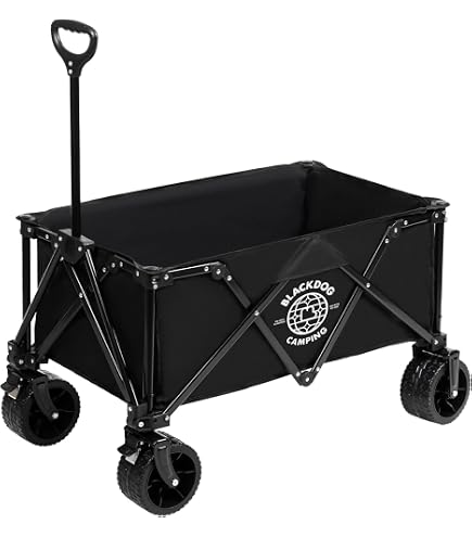 Amazon.co.jp: BLACKDOG(黒犬) キャリーワゴン 折りたたみ式キャリー
